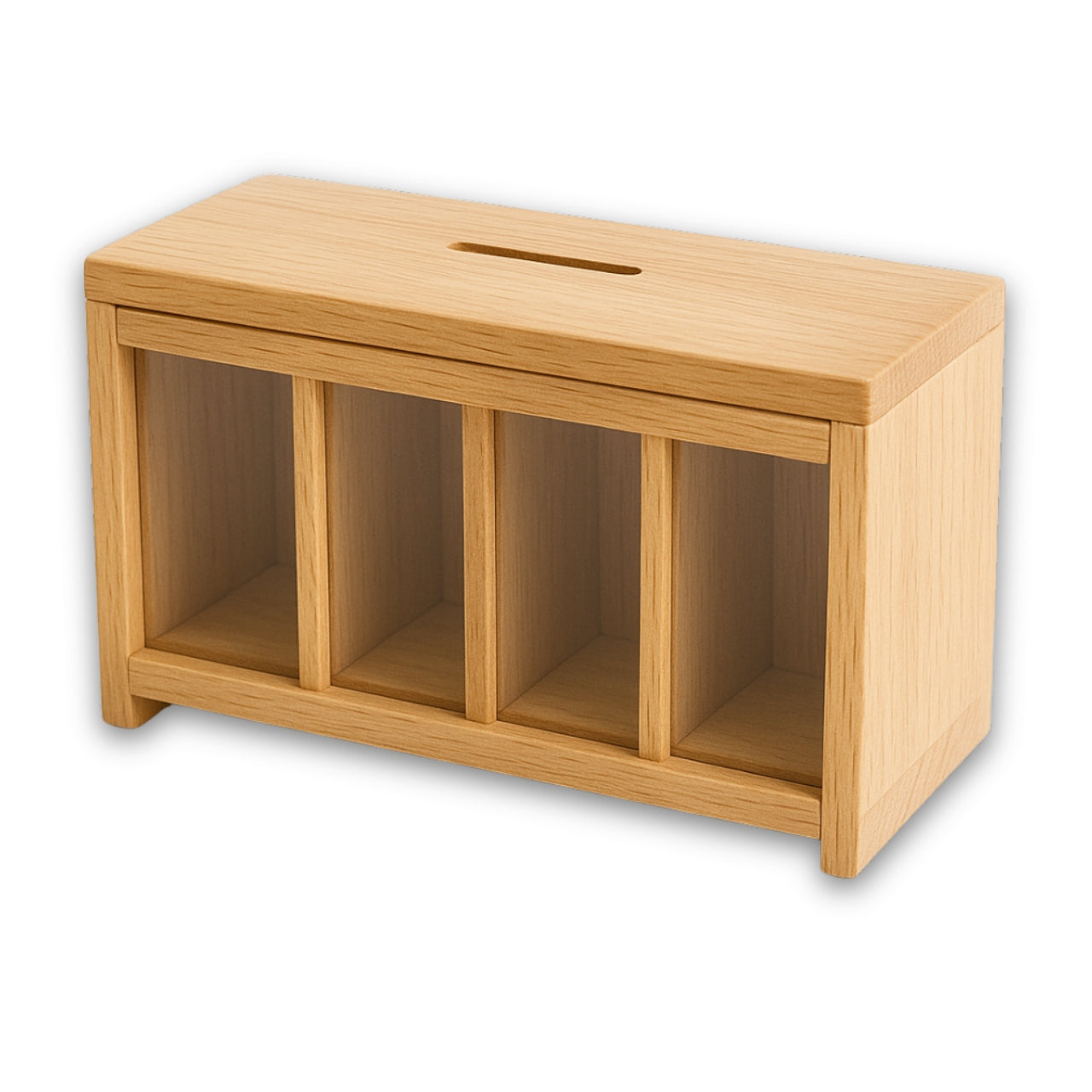 tirelire en bois
