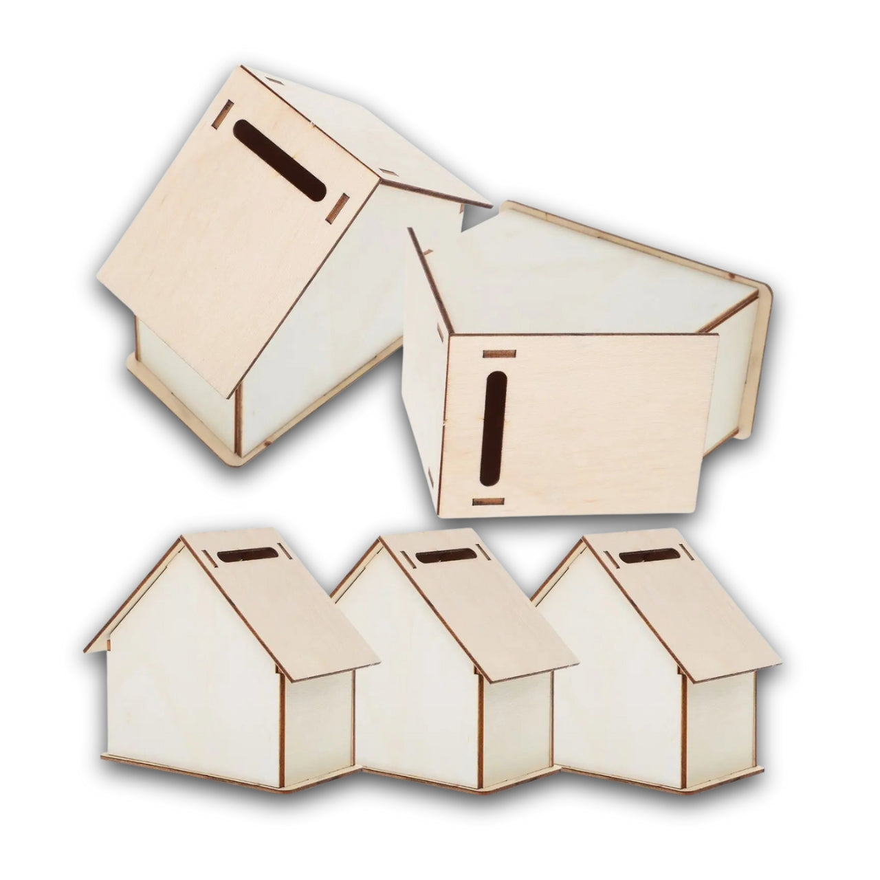 Tirelire Maison En Bois
