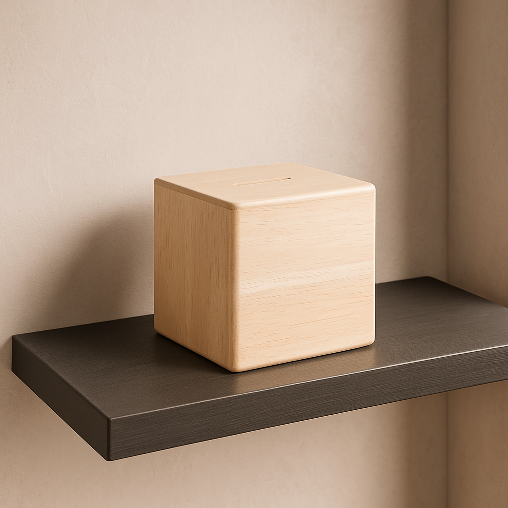 Boite En Bois Tirelire 5