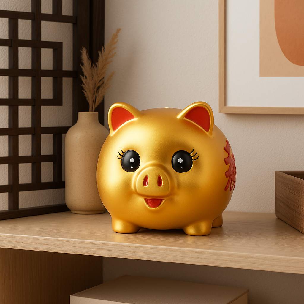 Cochon Chinois Tirelire 7