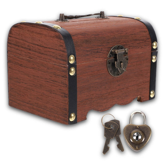 Tirelire En Bois Avec Cadenas 1