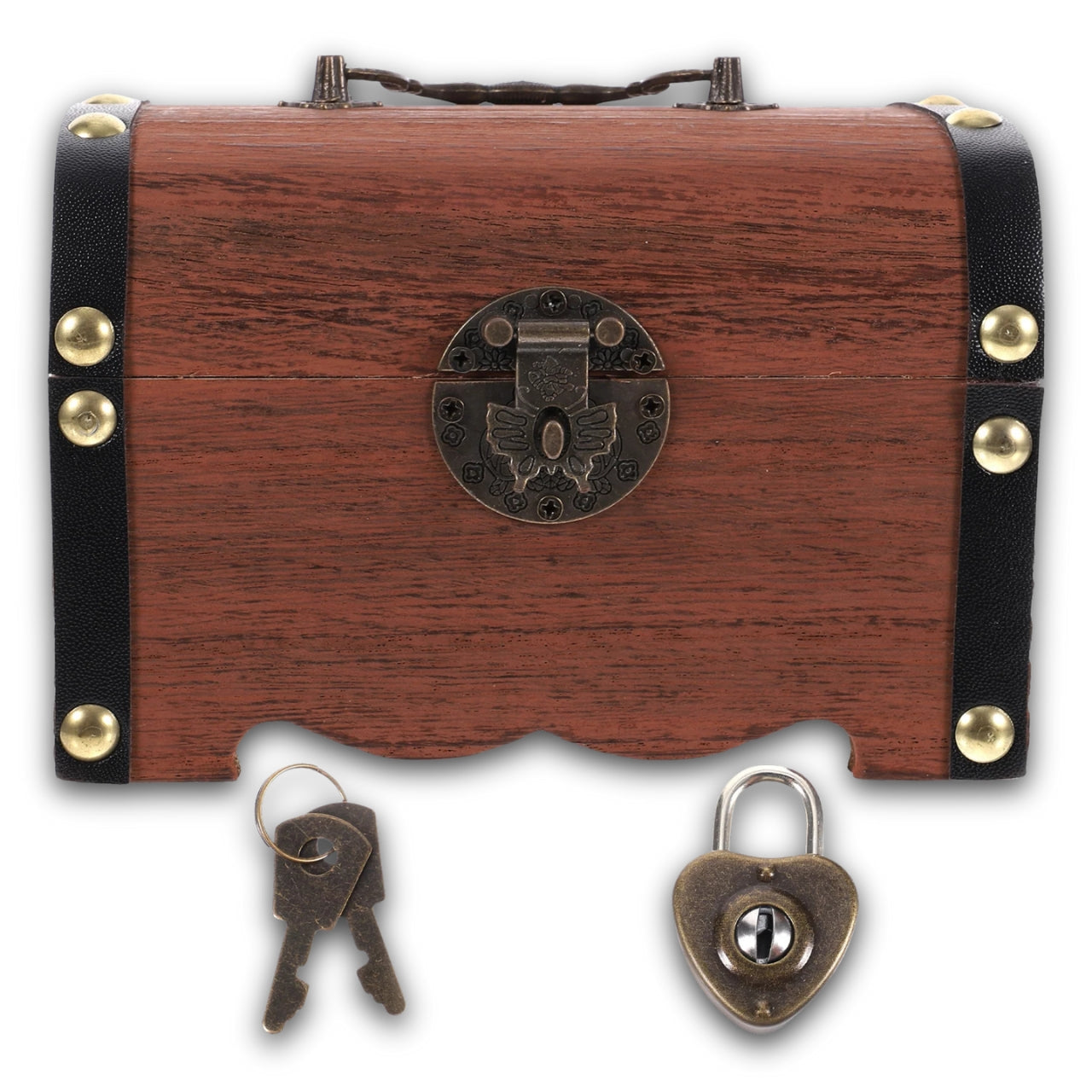 Tirelire En Bois Avec Cadenas 4