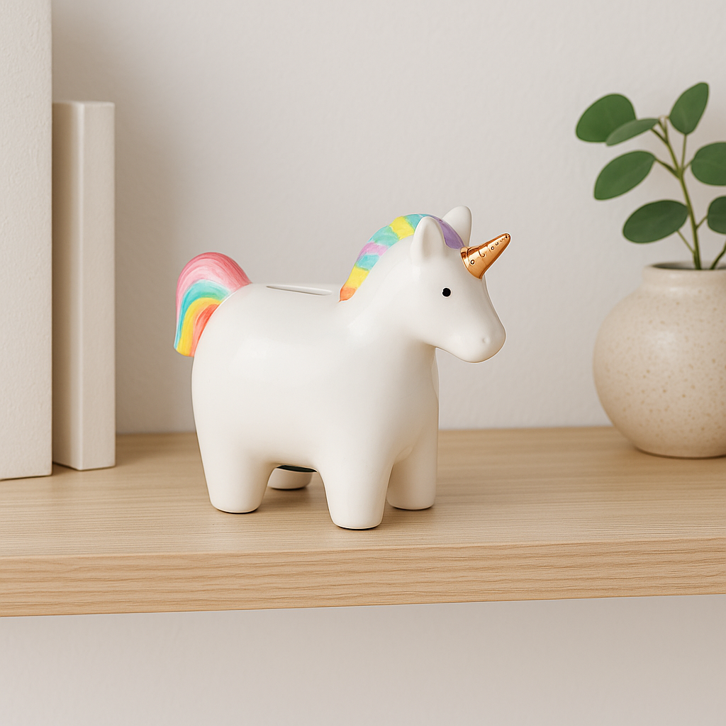 Tirelire Licorne Ceramique 3