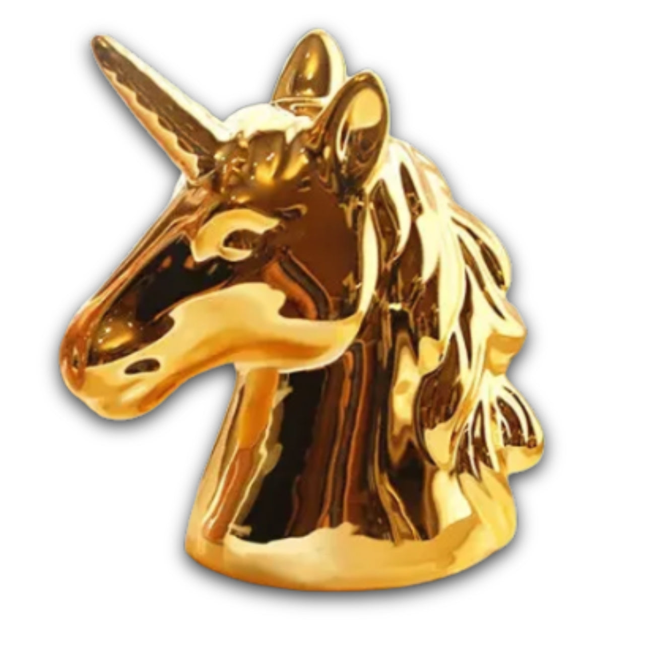 Tirelire Licorne Doree 1