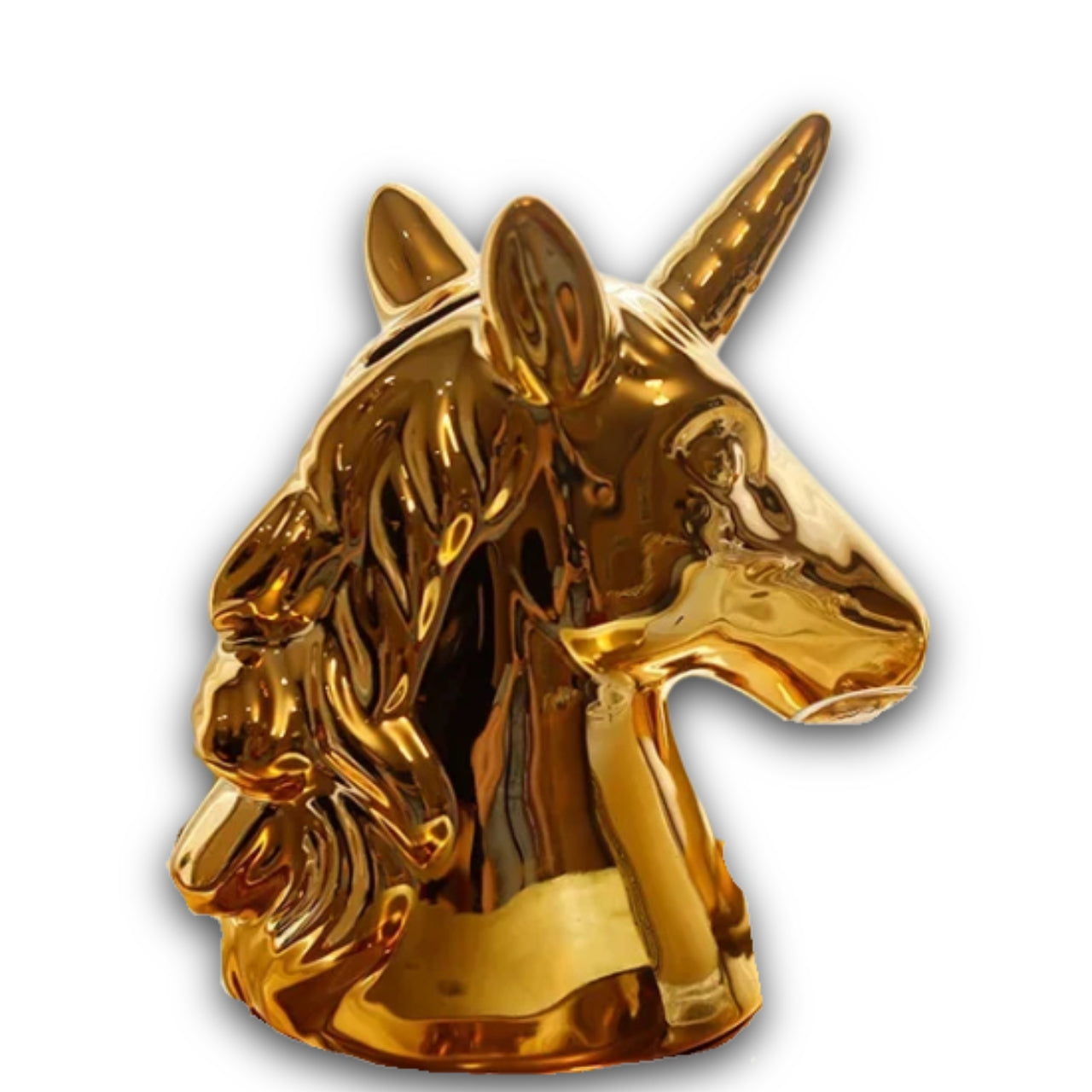 Tirelire Licorne Doree 2