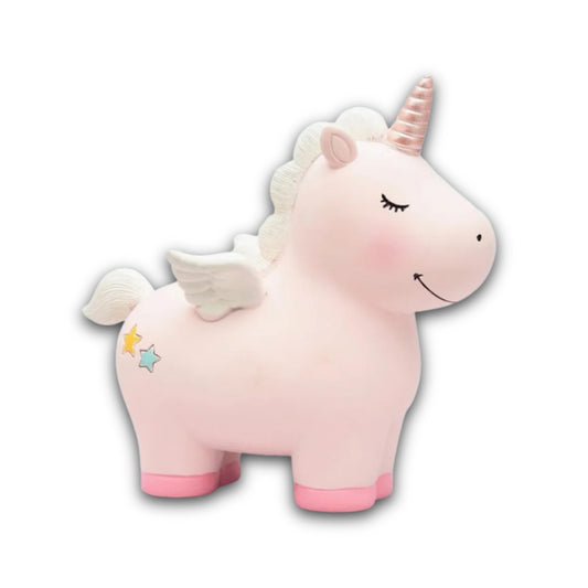 Tirelire Licorne Rose 1