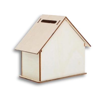 Tirelire Maison En Bois 3